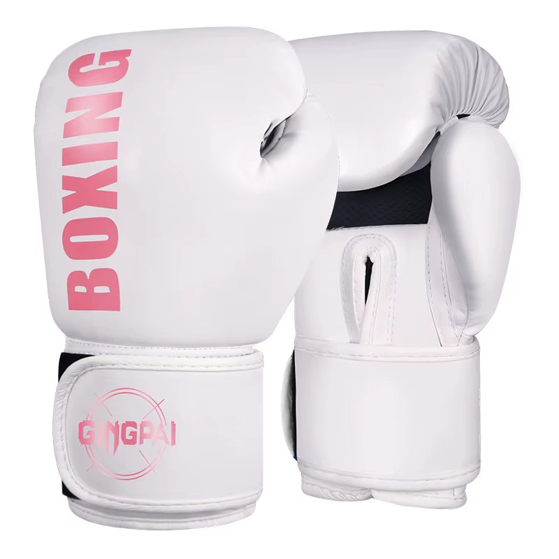 New Pro Boxing Gloves for Women Men Sanda Training Sandbags Muay Thai Combat Fight Adults Kickboxing Gloves