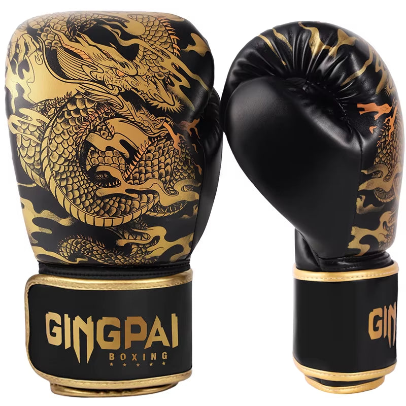 Kick Boxing Gloves for Adult Men Women PU Karate Muay Thai Guantes De Boxeo Free Fight MMA Sanda Training Adults Kids Equipment