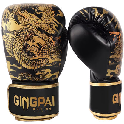 Kick Boxing Gloves for Adult Men Women PU Karate Muay Thai Guantes De Boxeo Free Fight MMA Sanda Training Adults Kids Equipment